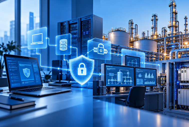 OT security monitoring in an industrial facility